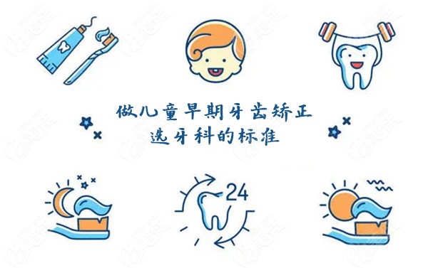 杭州做儿童早期牙齿矫正选牙科的标准