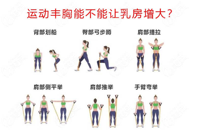 运动丰胸不能让乳房增大好方法中建议做假体隆胸或自体脂肪丰胸比较好