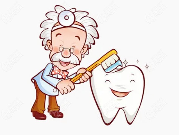 牙医爱护牙齿