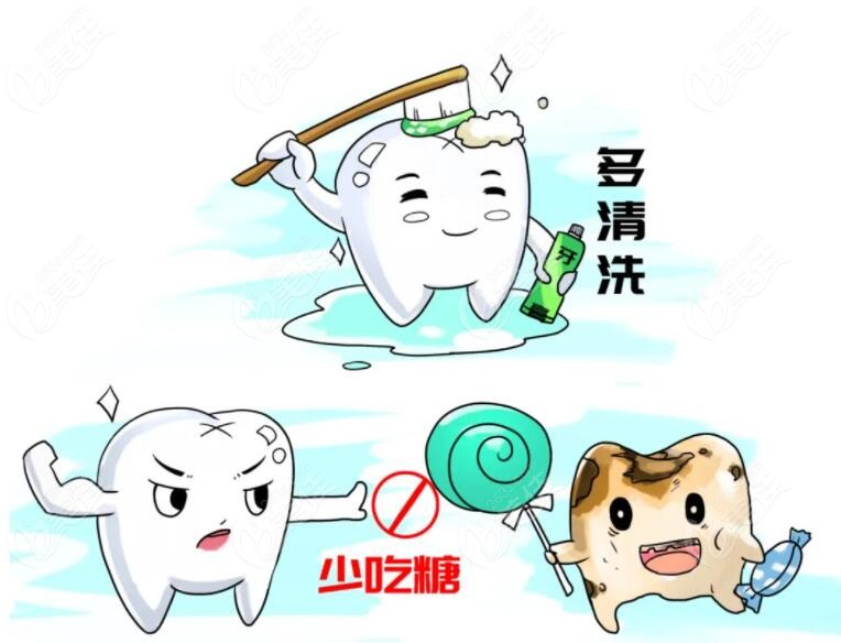 要保持良好口腔清洁
