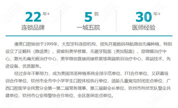 钦州康美口腔简介