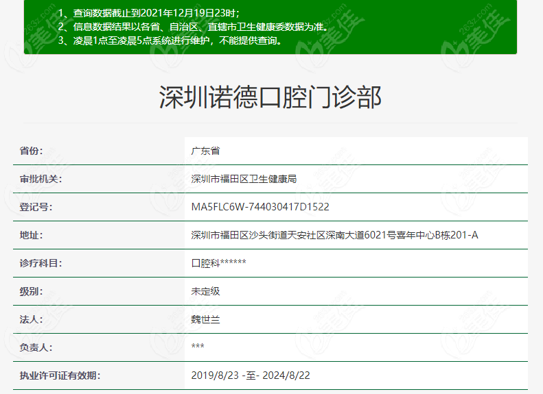 诺德齿科资质
