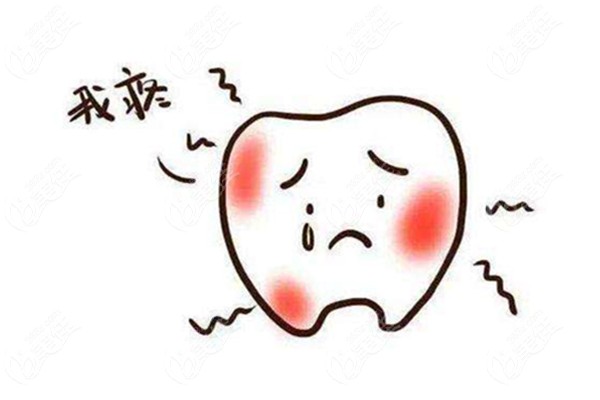 牙齿疼痛的图片