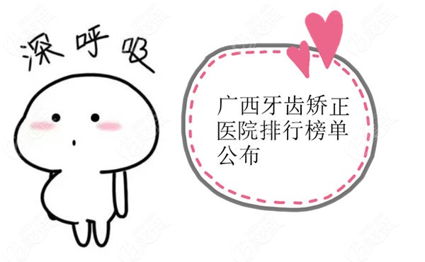 广西牙齿矫正医院排行榜