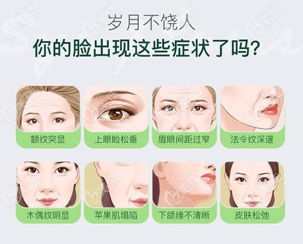 面部拉皮手术可以改善的皱纹