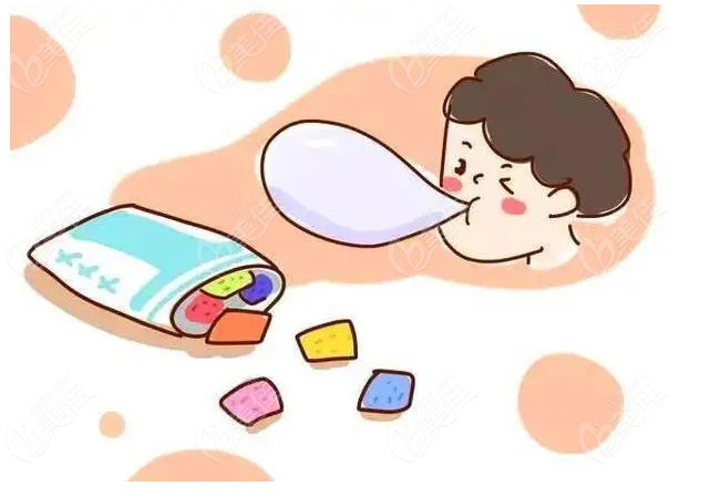 嚼口香糖预防牙套脸
