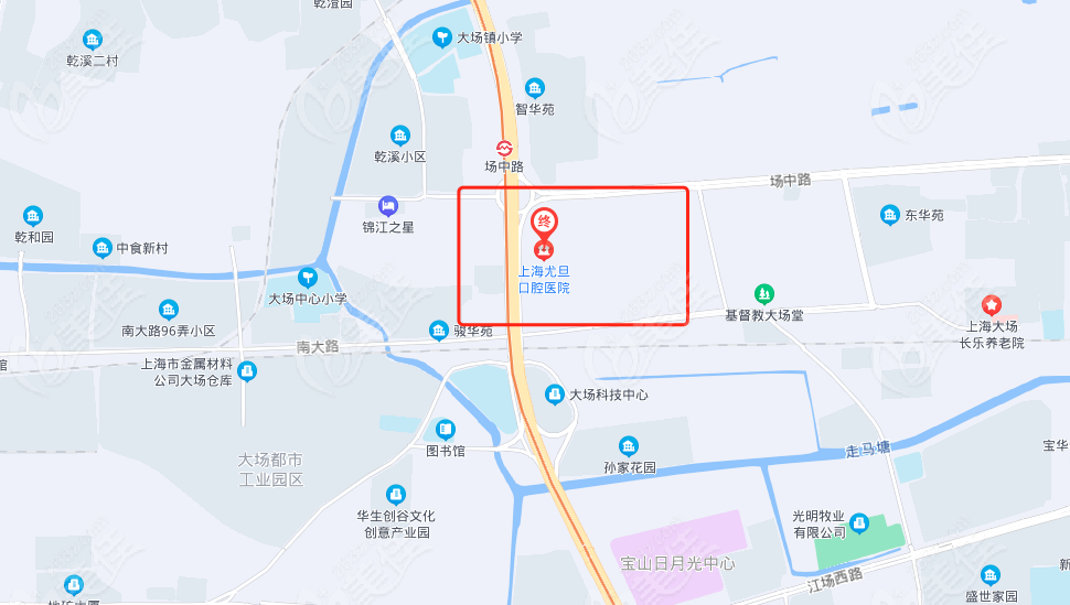 上海尤旦口腔医院来院线路图