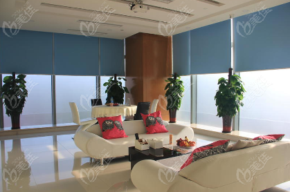 上海微蓝医疗美容沙发休息区