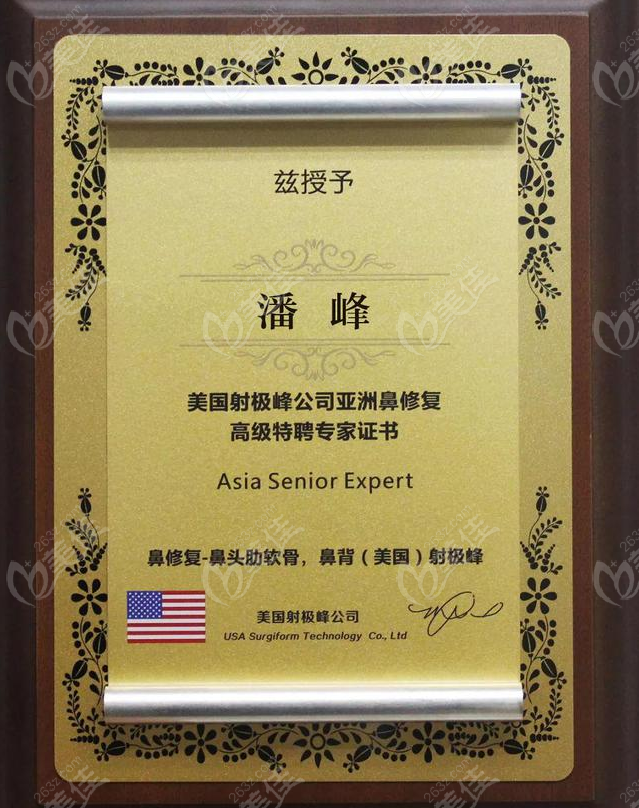 潘峰擅长技术二：隆鼻失败修复