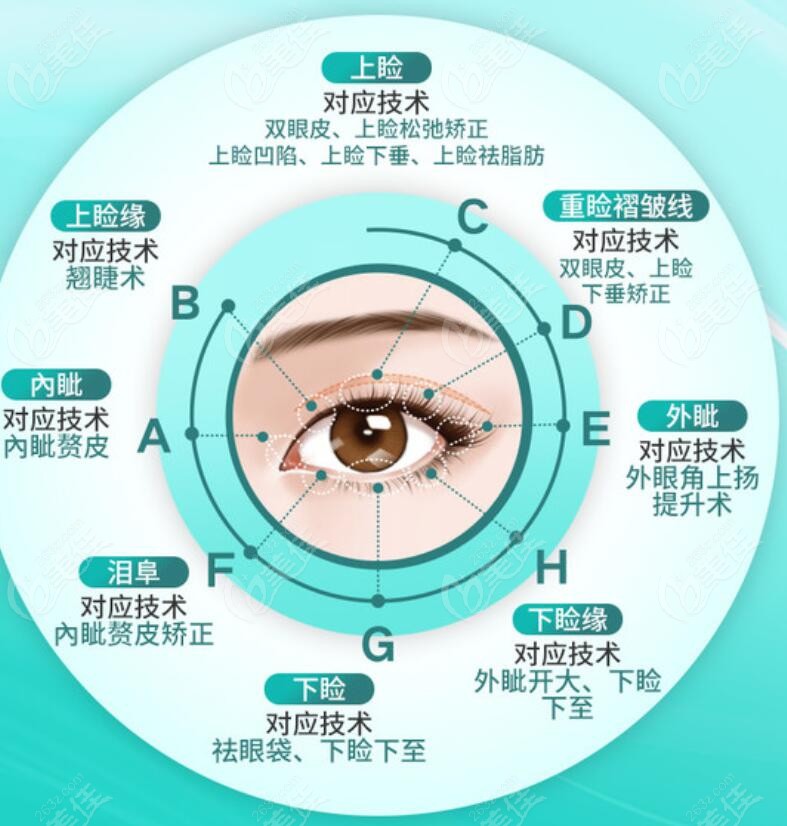 韓國眼修復類型