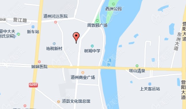 道县雅尔康口腔医院路线地图