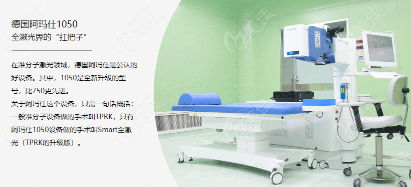 黑马眼科德国阿玛仕第四代1050Rs激光近视手术仪器
