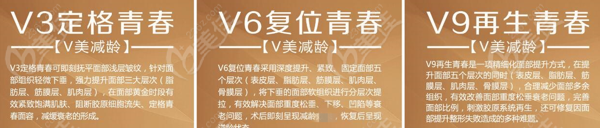 北京加减美美容V3/V6/V9提升术