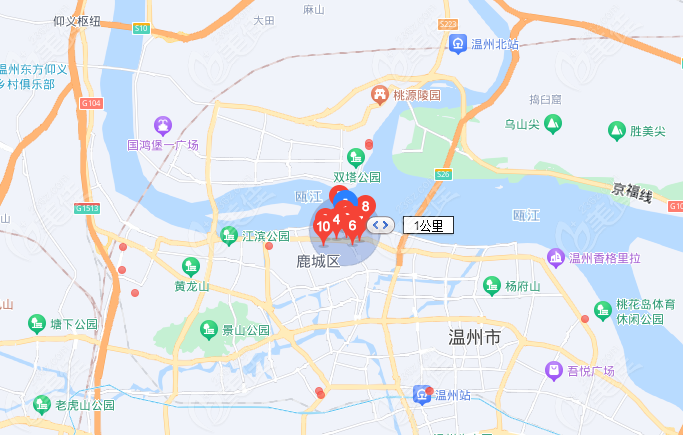 温州和平整形来院路线怎么走？