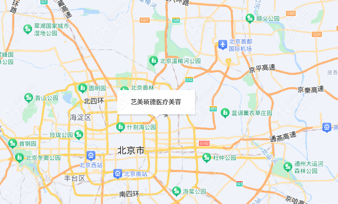北京艺美分院地址示意图