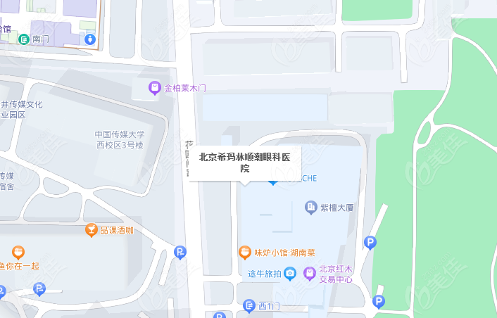 北京希玛林顺潮眼科医院地址示意图www.236z.com