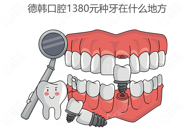 德韩口腔1380元种植牙在什么地方www.236z.com
