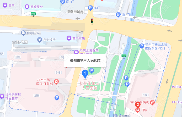杭州市第三人民医院皮肤科医院地址及交通信息
