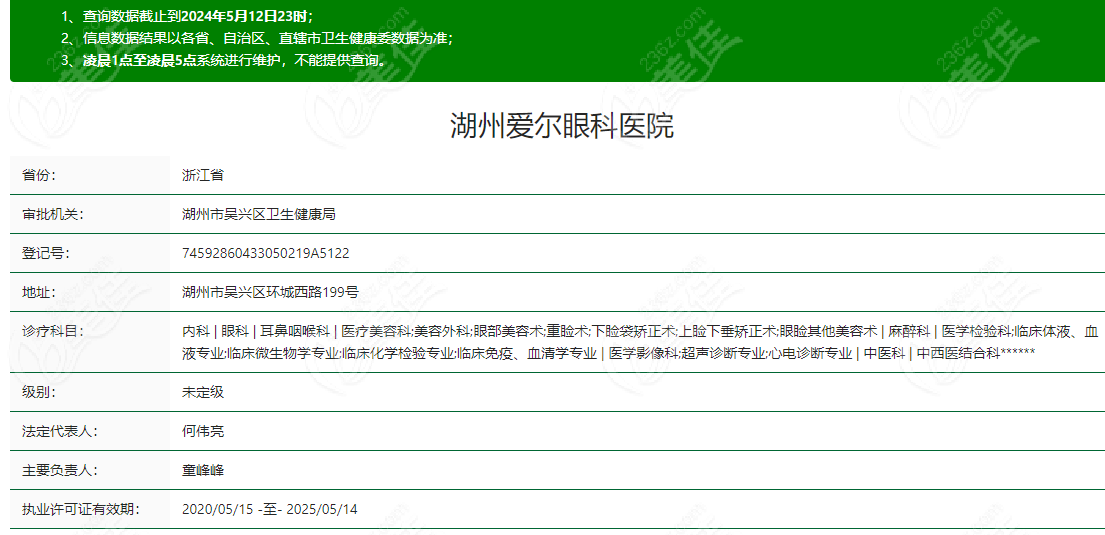 湖州爱尔眼科医院是正规医院吗