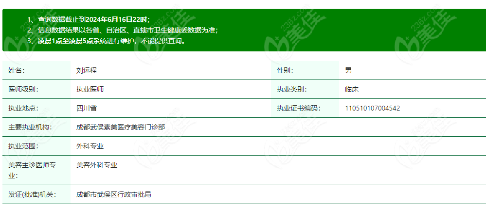 成都刘远程李健钢是合法医生