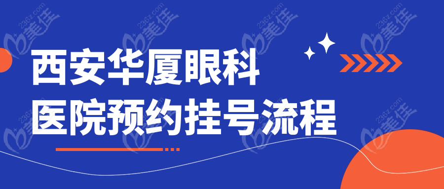 西安华厦眼科医院预约挂号流程