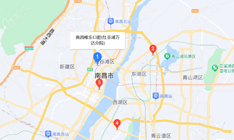 南昌维乐口腔医院地址在哪里？