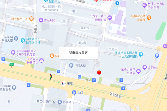 长沙梵童医疗美容地址在哪里？