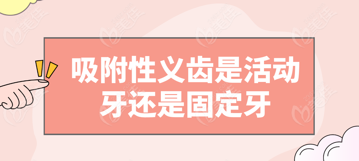 吸附性义齿是活动牙还是固定牙