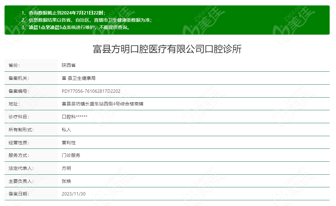 富县方明口腔诊所医生看牙技术好