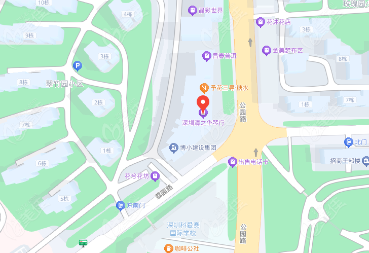 该院地址图示