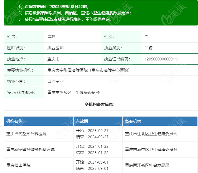 重庆松山医院肖林医生主做颌面整形