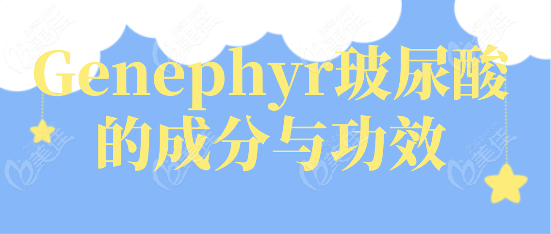 Genephyr玻尿酸的成分与功效