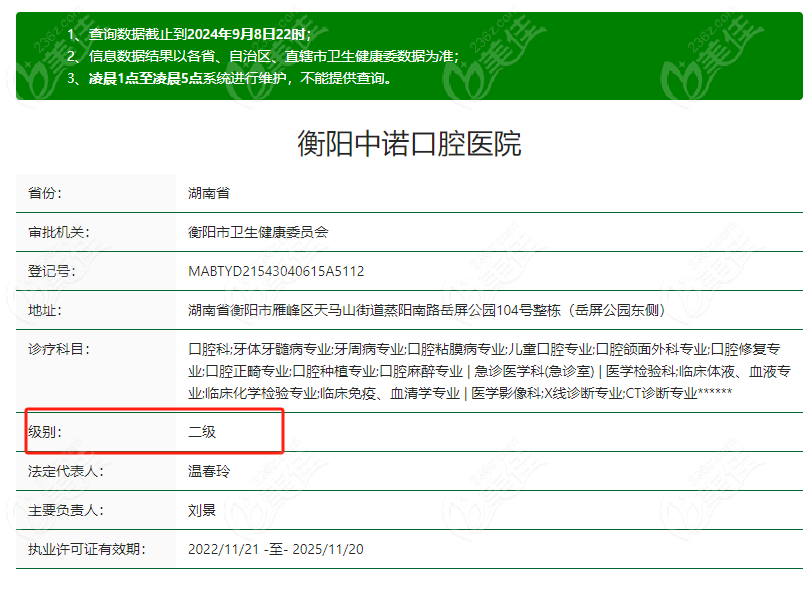 衡阳中诺口腔医院是正规医院