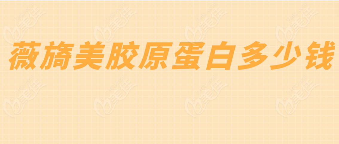 薇旖美胶原蛋白多少钱