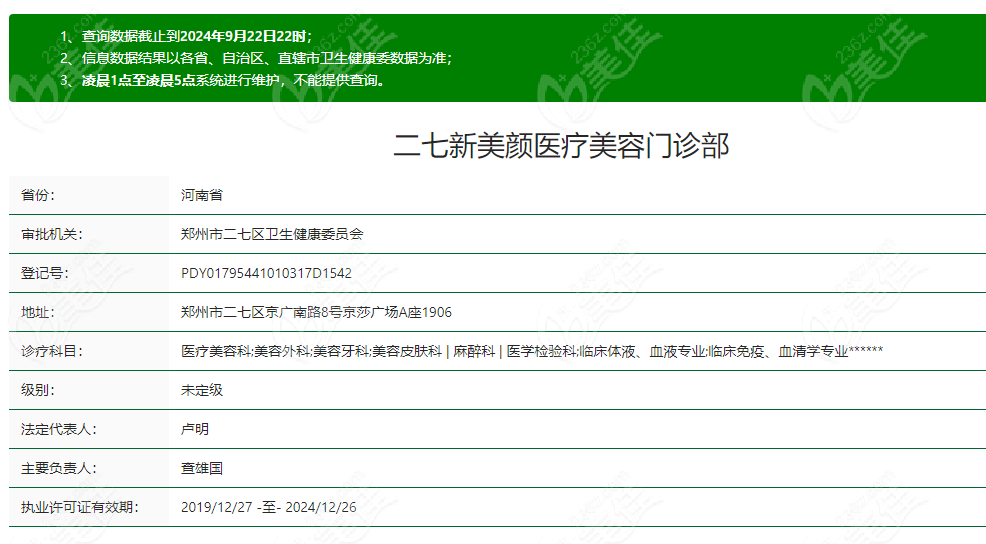 郑州新美颜整形资质