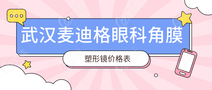 武汉麦迪格眼科角膜塑形镜价格表