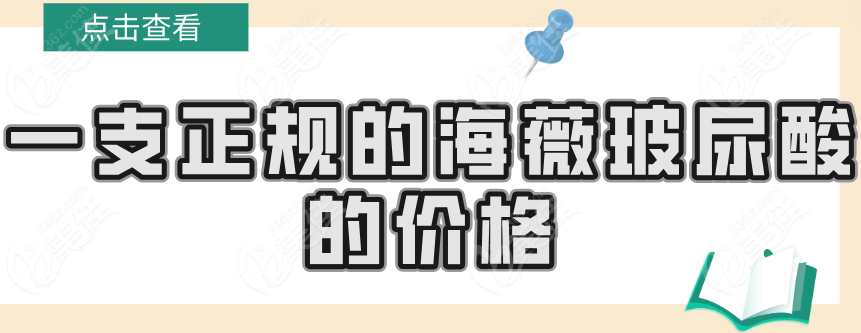 海薇玻尿酸的价格