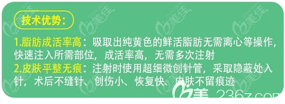 北京純脂王自謙吸脂和脂肪填充優(yōu)勢(shì)部分宣傳圖