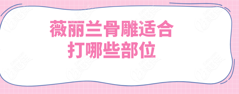 薇丽兰骨雕适合打哪些部位