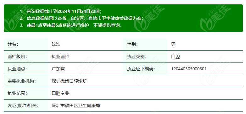 陈浩医生基本信息www.236z.com