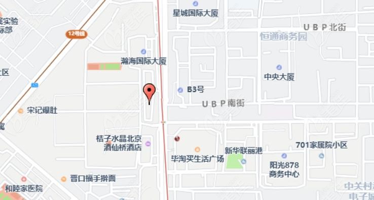 北京美冠塔口腔酒仙桥分院地址