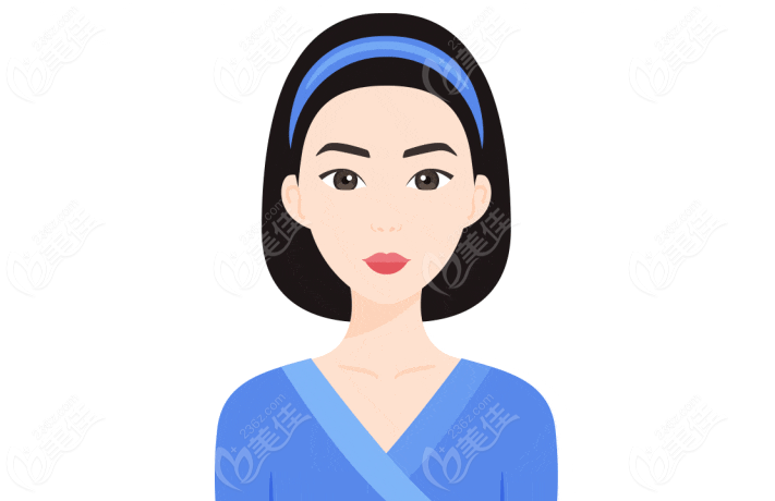 冷拉提治疗馒化脸成效示意图