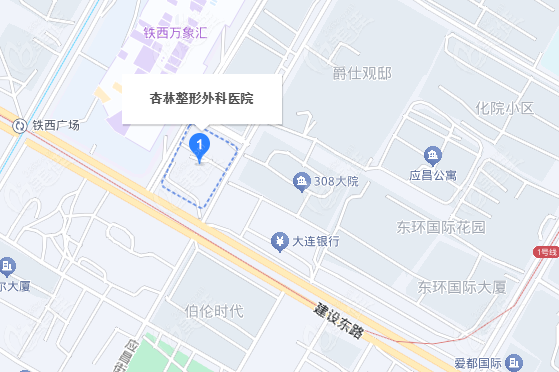 姐妹们！去沈阳杏林整形外科医院坐地铁1号线直达，从铁西广场站D口出就能到