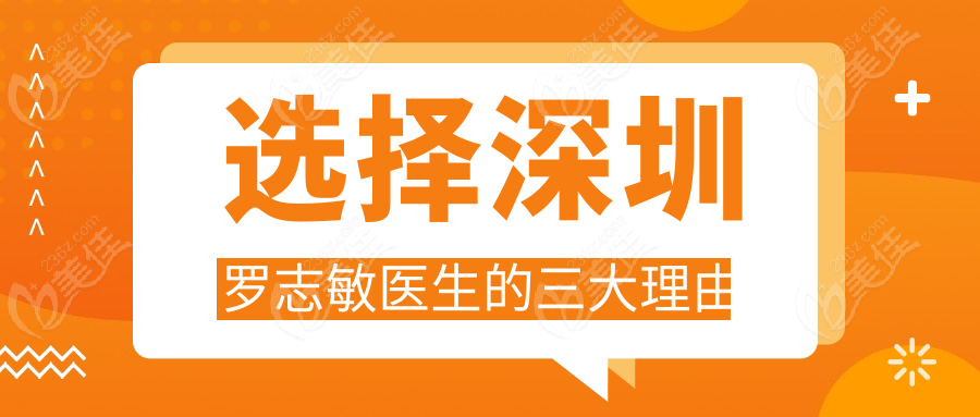 选择深圳罗志敏医生的三大理由