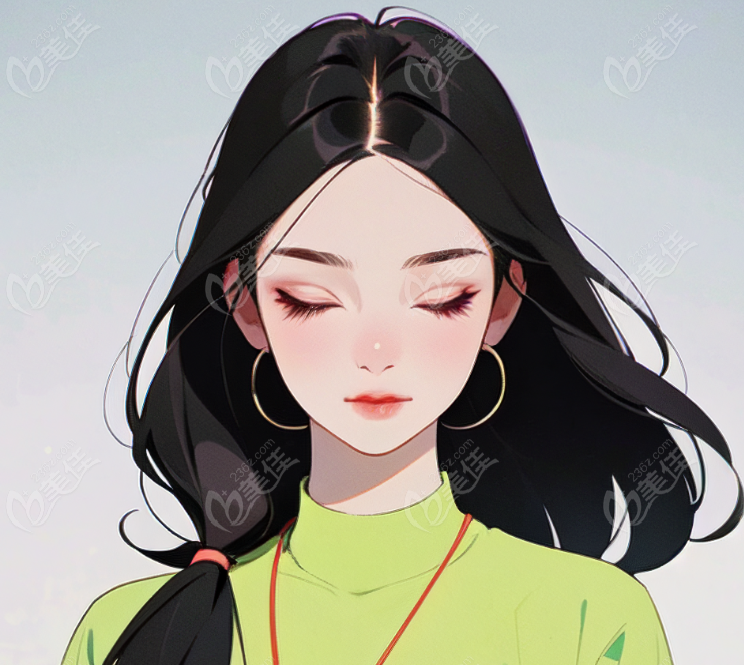 馮雁平隆鼻前后對比照