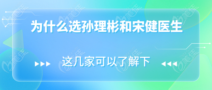 为什么选孙理彬和宋健医生