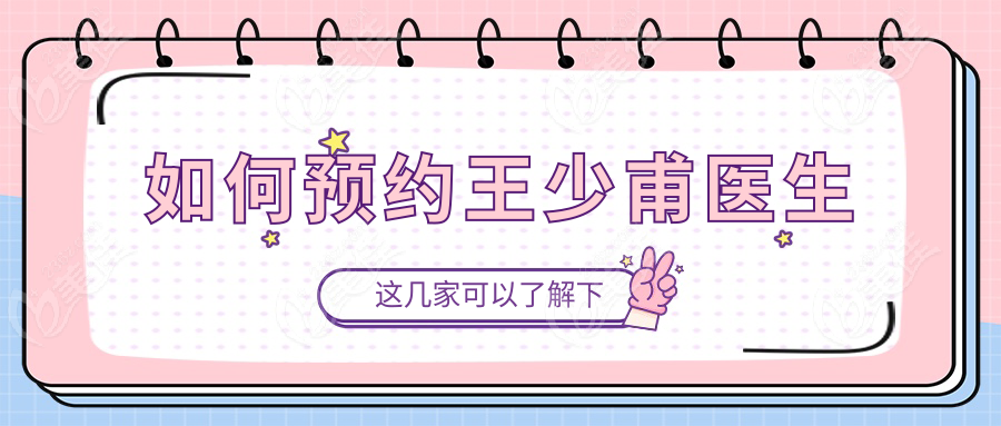 如何预约王少甫医生