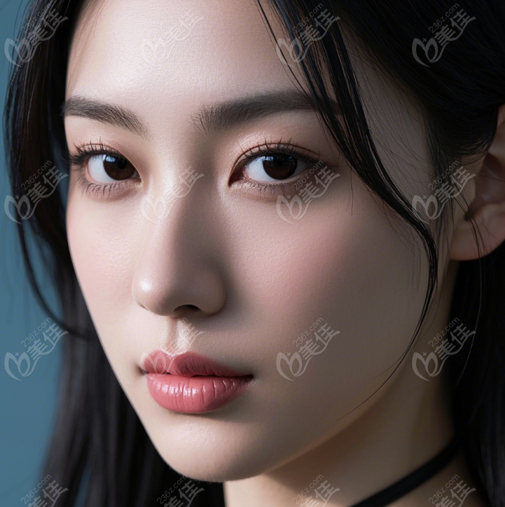 真实PEEK填充后脑勺对比图