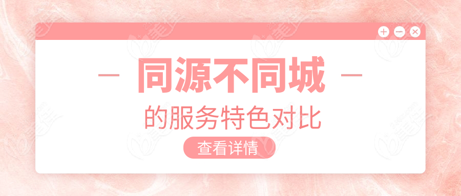 同源不同城的服务特色对比