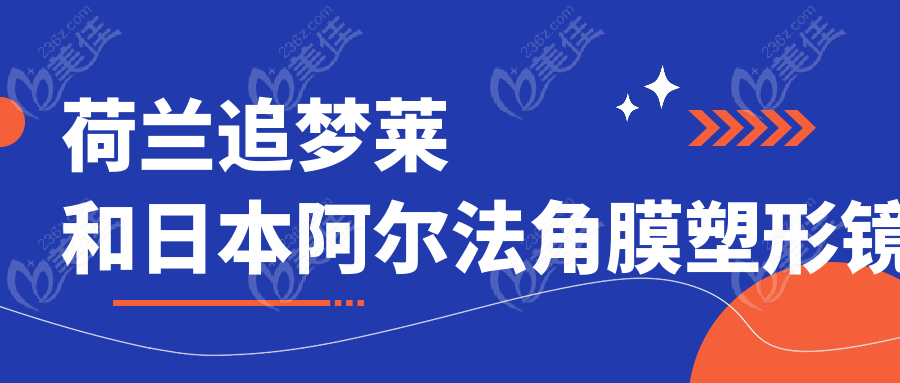 荷兰追梦莱和日本阿尔法角膜塑形镜